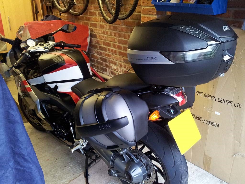 Menstruation Final dissipation Cavturbo's Motorcycle Blog: Givi V47 Topbox and Rack